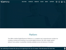 Tablet Screenshot of affino.com